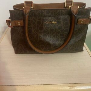 Calvin Klein Brown Satchel